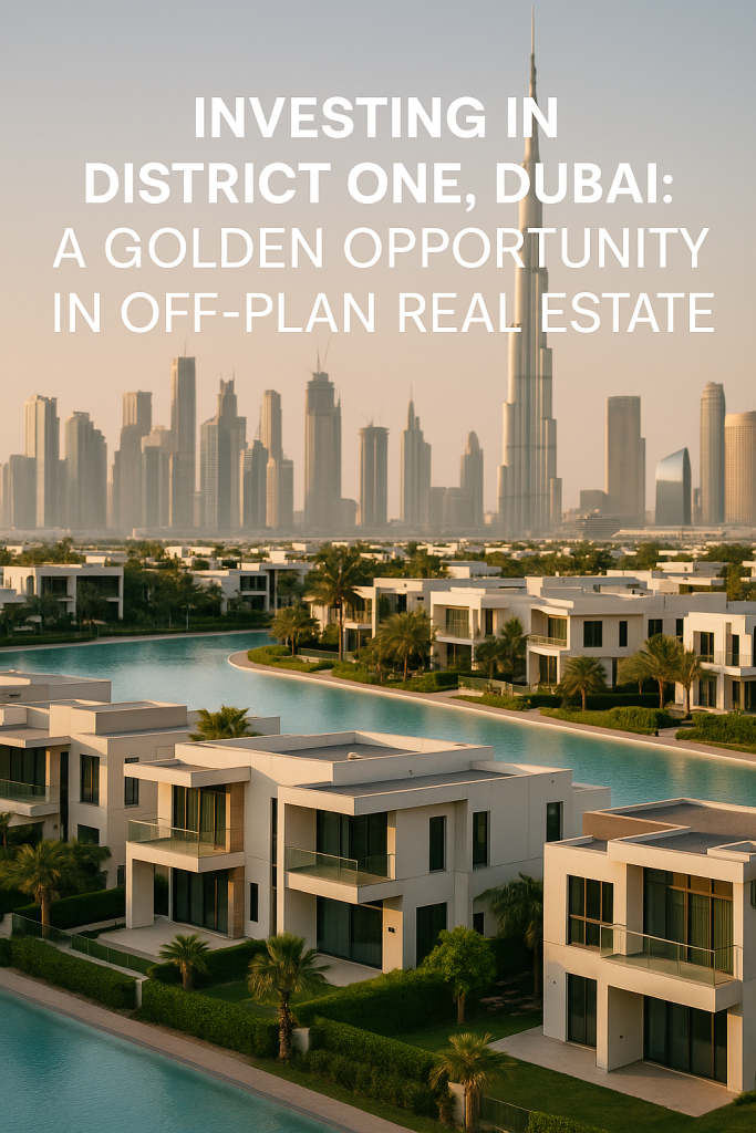 Investing in District One, Dubai: A Golden Opportunity in Off-Plan Real Estate copertina 1290
