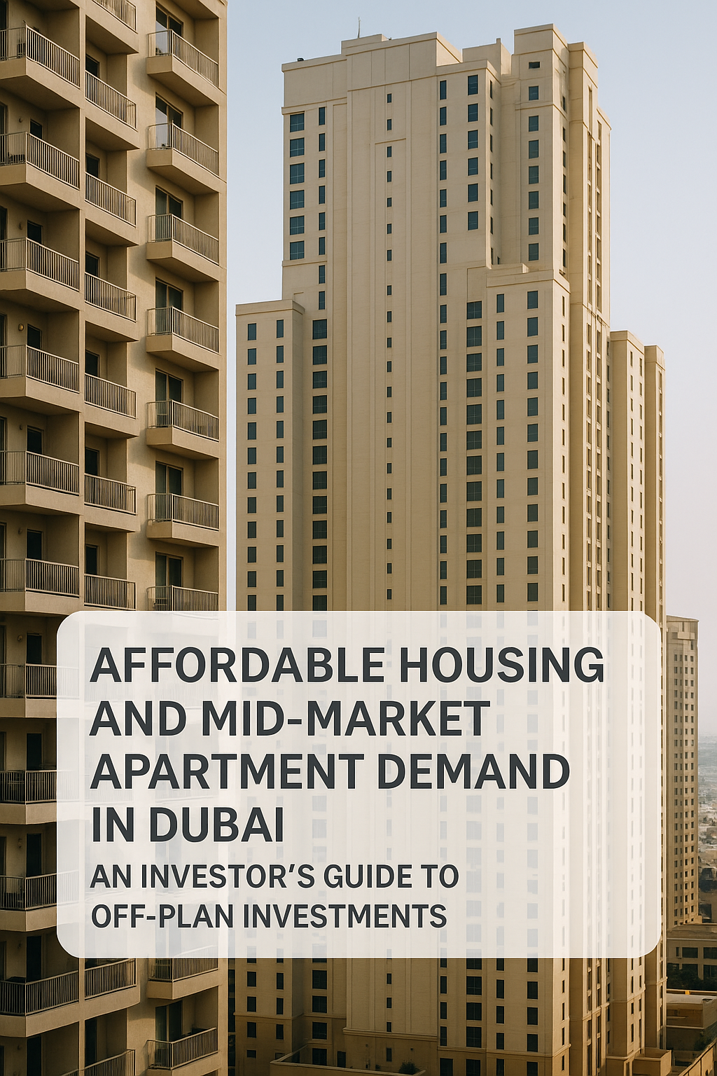 Affordable Housing and Mid-Market Apartment Demand in Dubai: An Investor's Guide to Off-Plan Investments copertina 1701
